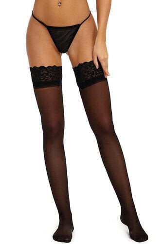 Kadın  Silikon Dantelli Jartiyer Çorabı