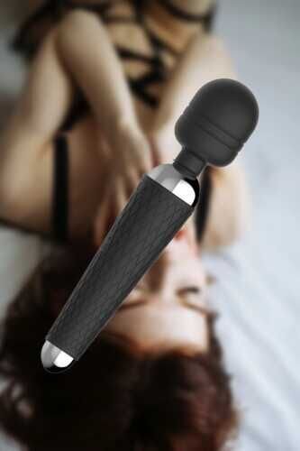 SECRETGAME ViWand Vibration Titreşimli Masaj Aleti - Siyah -  Vibration Vibrating Massager For Orgasm - Black