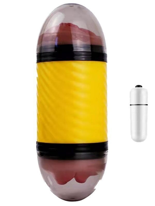 SECRETGAME Pussix Double Titreşimli Mastürbatör -  Double Vibrating Masturbator sex toy