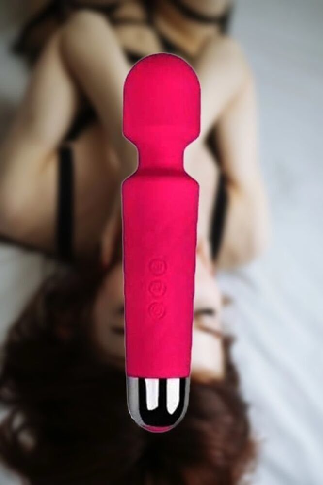 SECRETGAME Female Wand Massager Pembe Şarjlı Vibratör - Pink Rechargeable Vibrator +18 sex toy