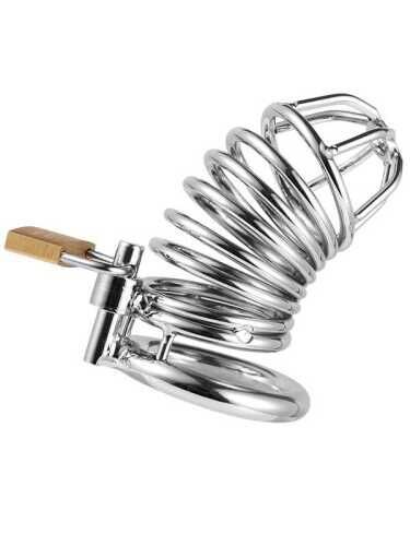 SECRETGAME  BDSM bekaret kilidi Paslanmaz Çelik Penis Kafesi Model No2 Chastity Lock, fetish, dick cage,sex toys+18