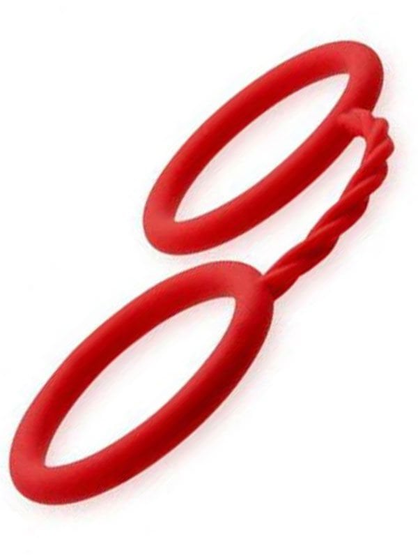 SECRETGAME Sex Extra Kırmızı Silikon Fantezi Kelepçesi - Hand Cuffs, Fetish Fantasy, Fetish Products,  Hand Foot Clamp Sex Toys+18